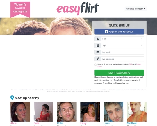 EasyFlirt Logo