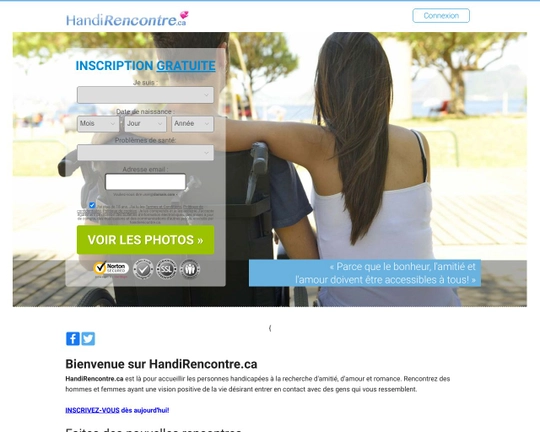 HandiRencontre.ca Logo