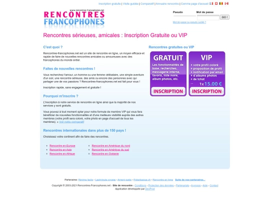 Rencontres Francophones Logo