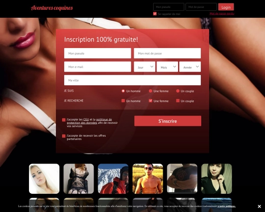 Aventures coquines Logo