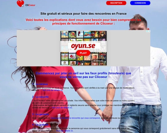 CliCoeur : Le site de rencontre gratuit pour trouver l’amour en 1 seul clic