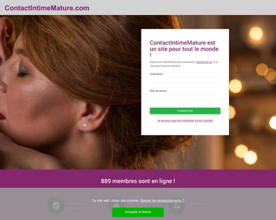 Contact Intime Mature Logo