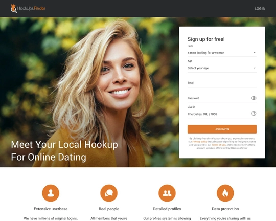HookupsFinder Logo