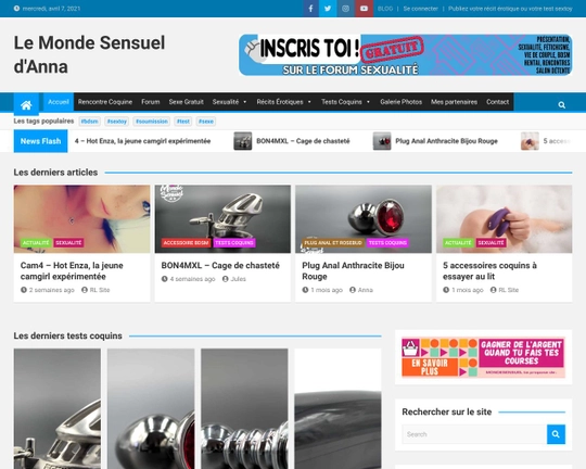 Le Monde Sensuel d'Anna Logo