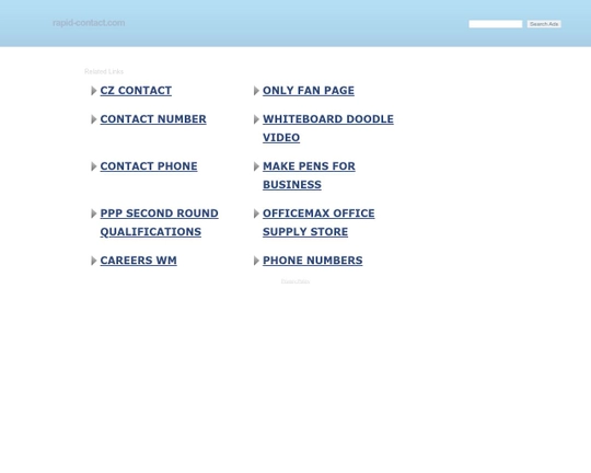Rapid Contact Logo