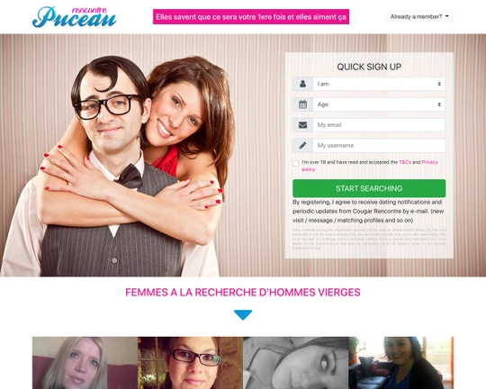 Rencontre Puceau Logo