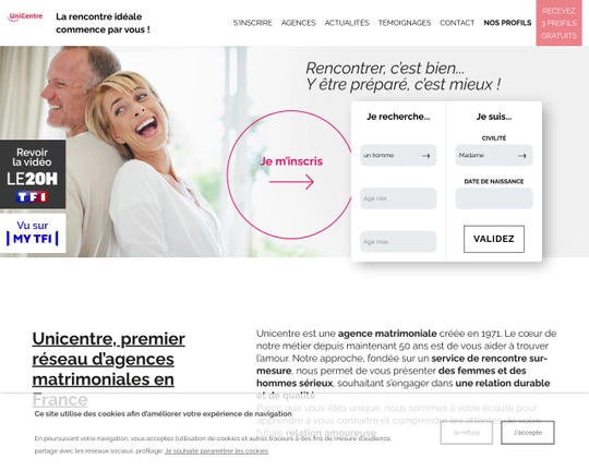 Diffйrents sites Internet dans la catйgorie 'Agences matrimoniales'